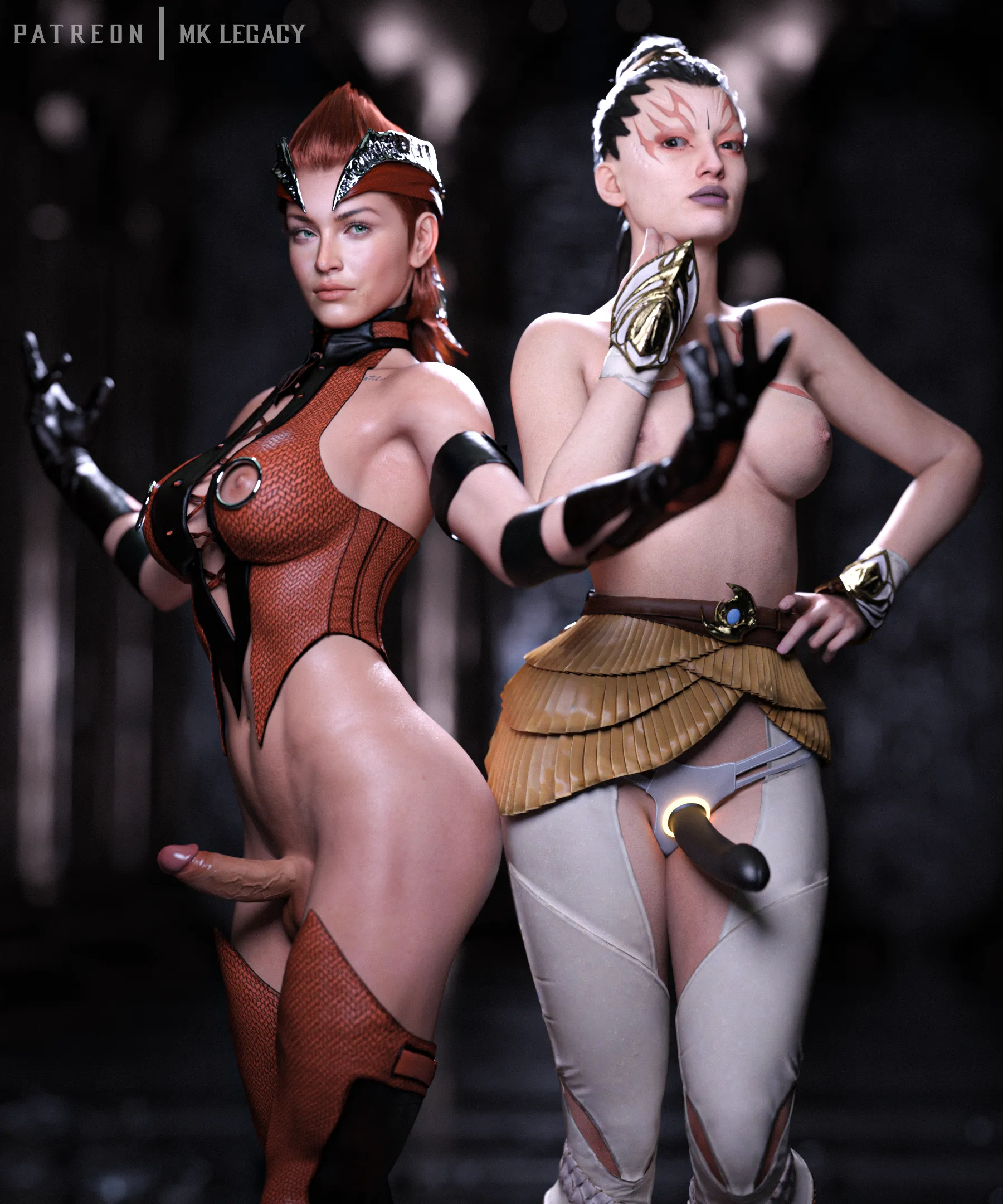 Nitara X Ashrah Bond of Angel and Demon Sisters (MKLegacy)