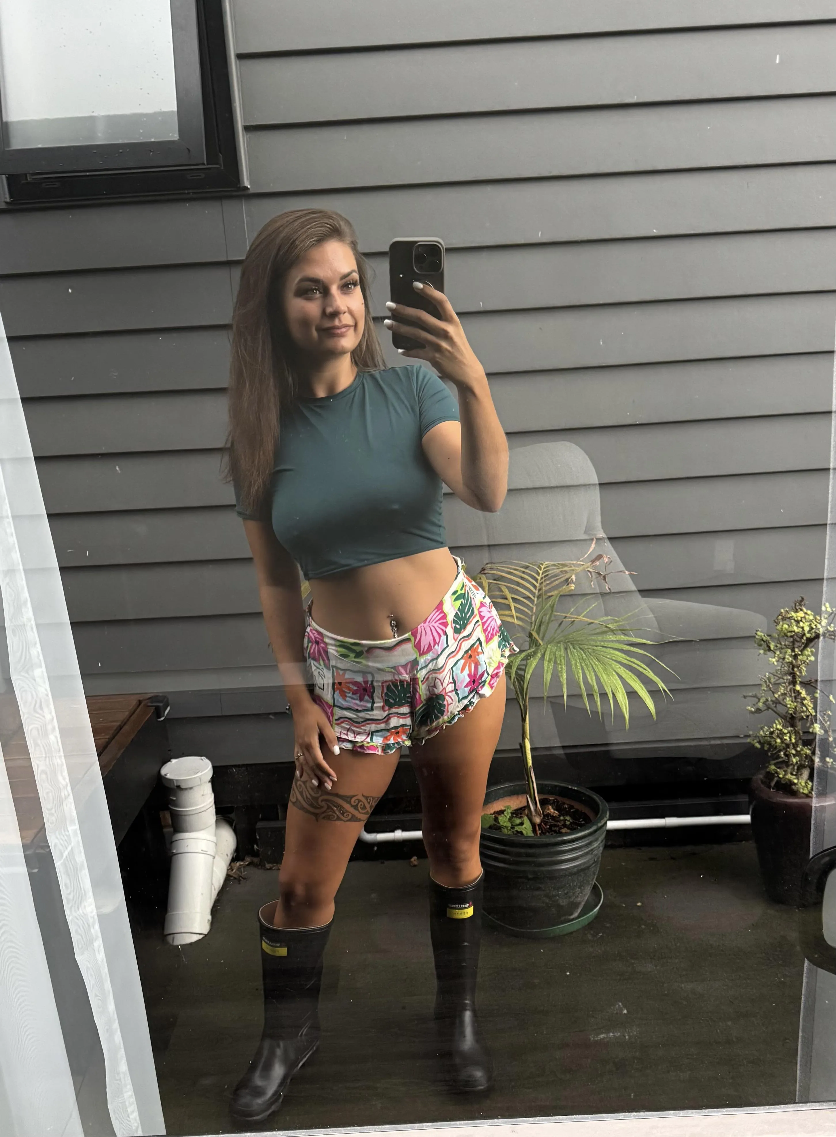 Rainy days call for gumboots 😆