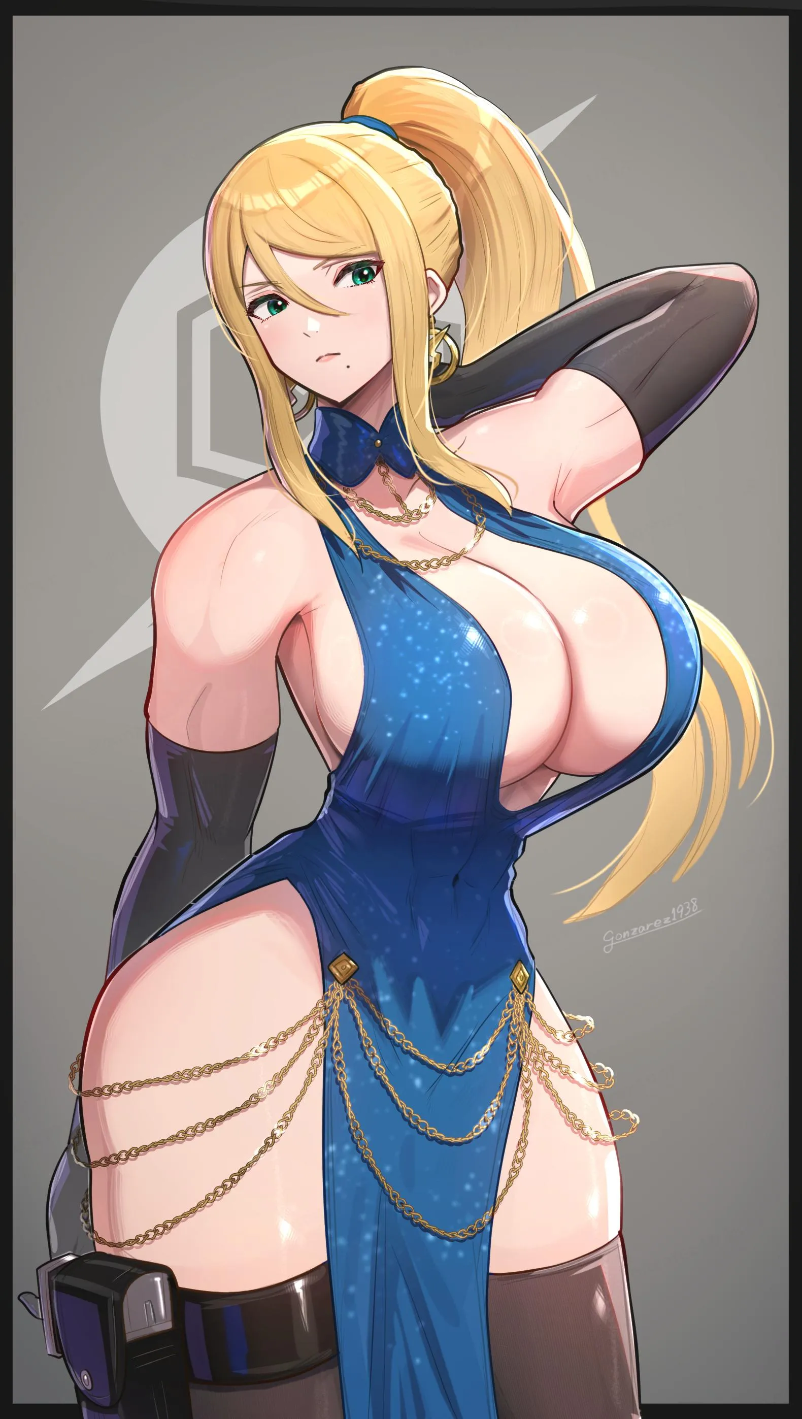 Samus Night Dress artwork by (Gonzarez)