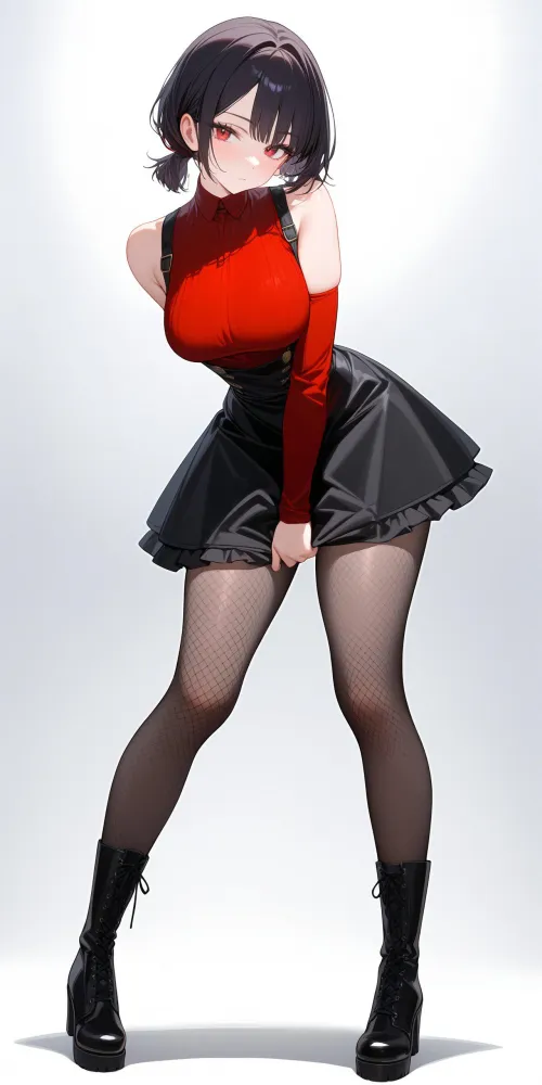 Tights & Combat Boots