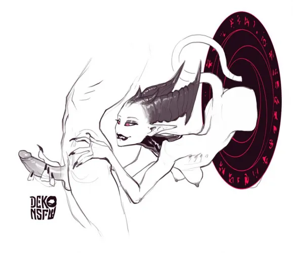 You never know when a demon girl will attack! (DekoNSFW)