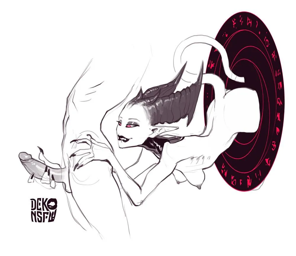 You never know when a demon girl will attack! (DekoNSFW)