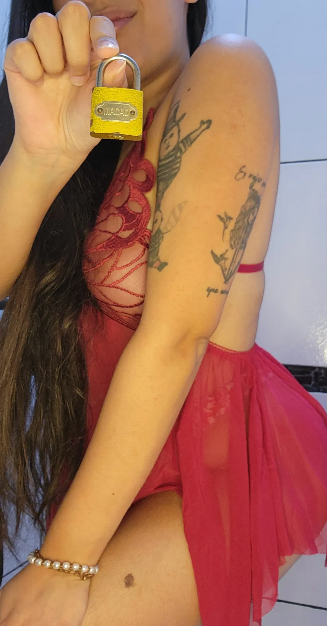 You will be locked up until you find the key