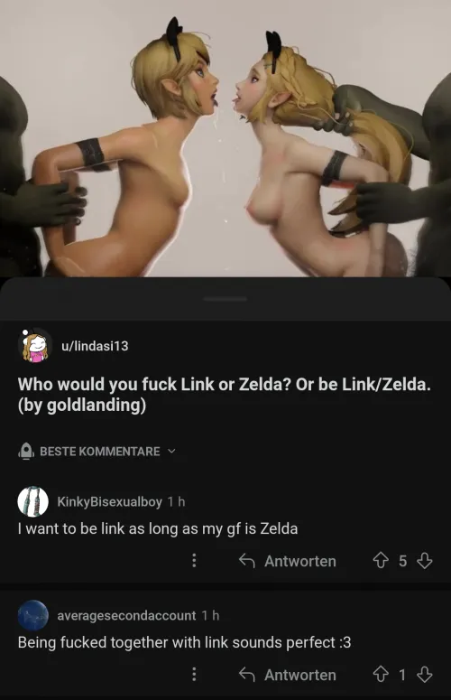 And now, kiss... Or get fucked together.