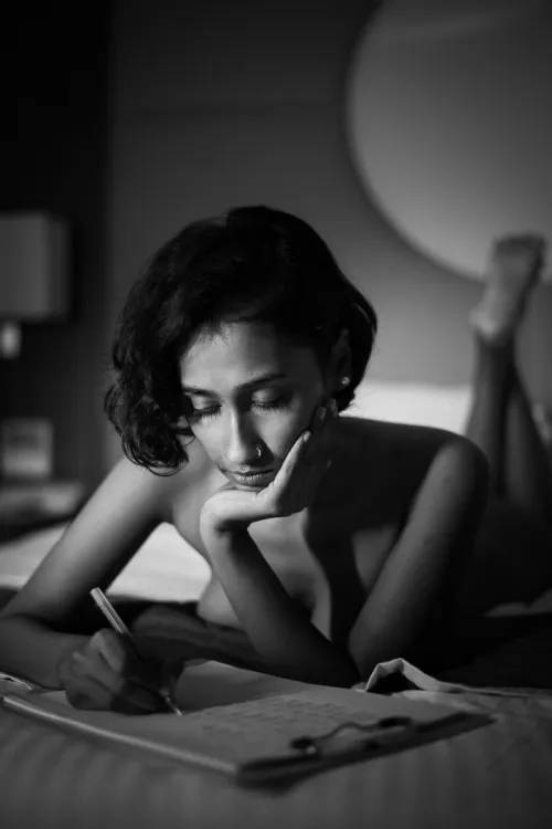 Bare skin, bare soul—where the mind finds clarity in nature’s embrace