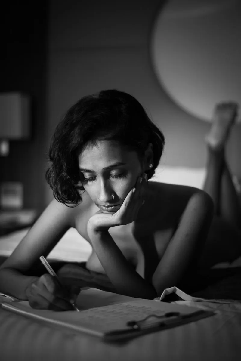 Bare skin, bare soul—where the mind finds clarity in nature’s embrace