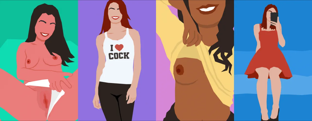 Choose to ✅ or ❎ these selfies in my game LEWD MOD