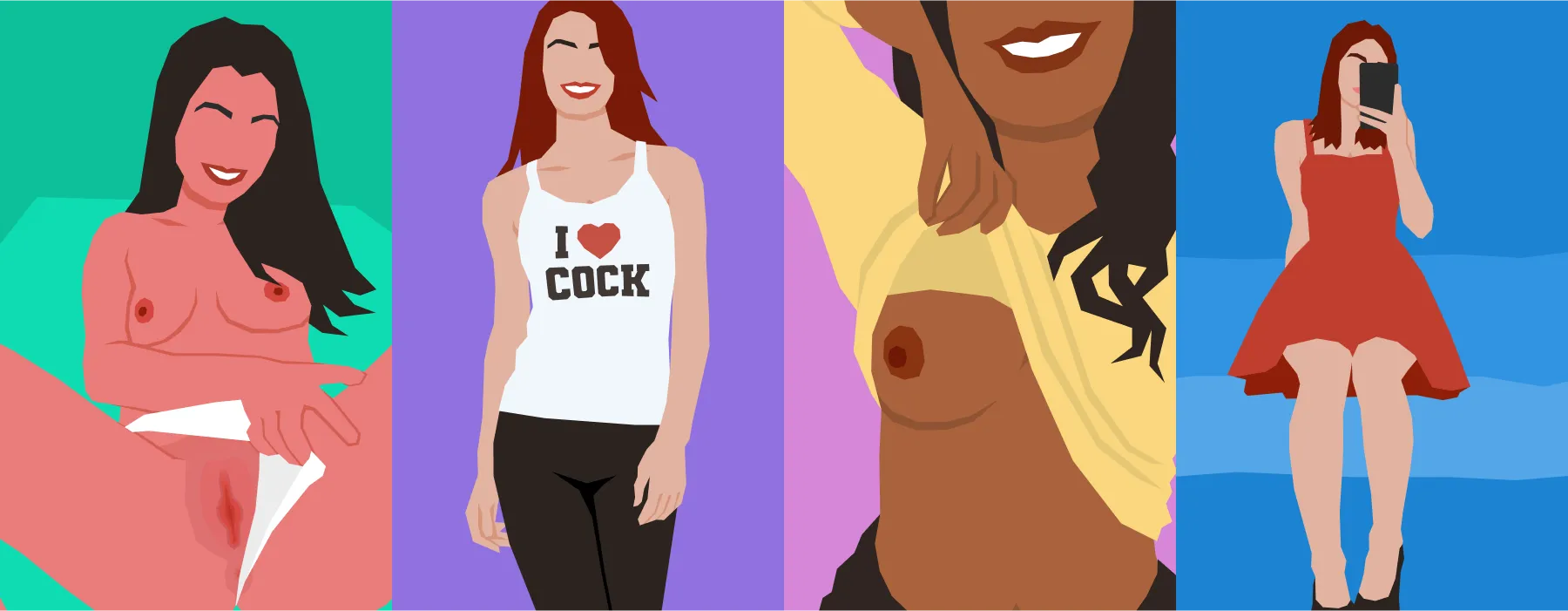 Choose to ✅ or ❎ these selfies in my game LEWD MOD