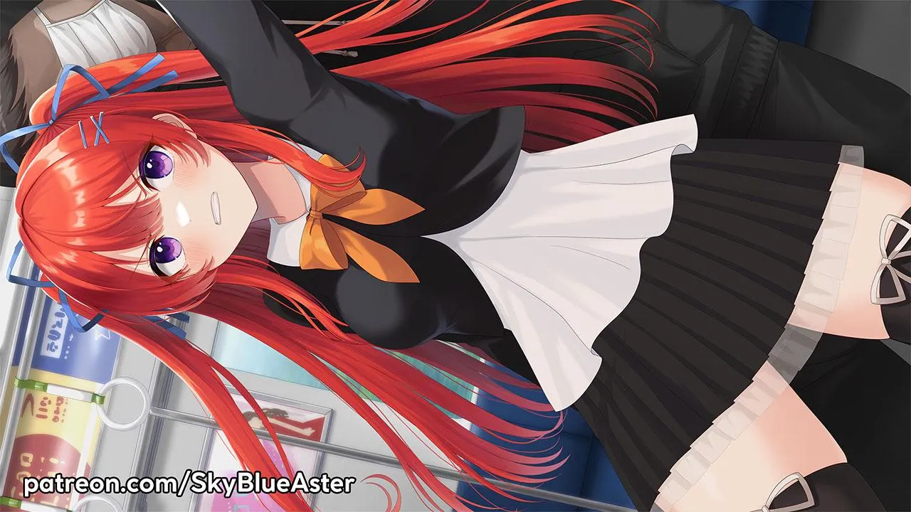 Cute redhead meets her hated bully on the bus… (Game: Heartsworn Abyss)