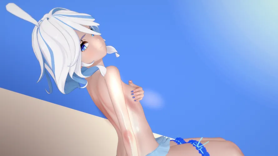 Furina taking a sun bath