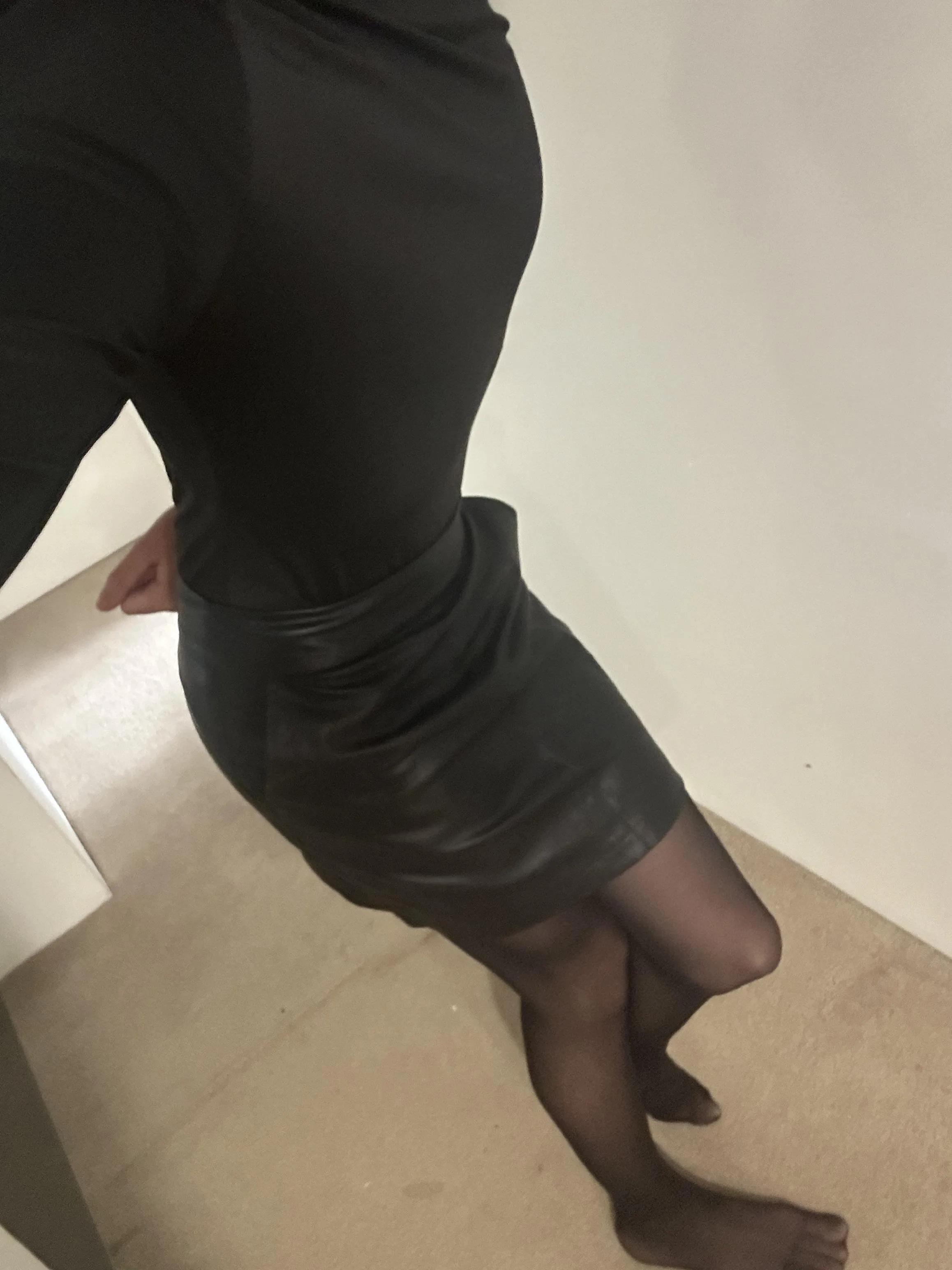 I don’t believe you love leather skirts and tights as much as i do