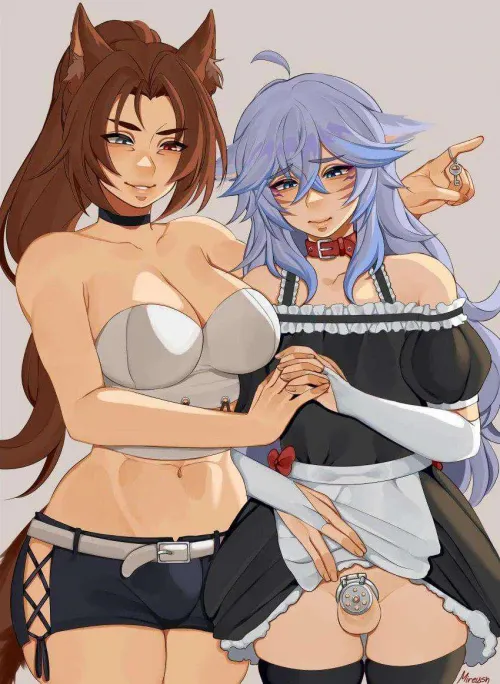 I need to be someone's locked maid (I wonder if I'd ever be unlocked) 🫠