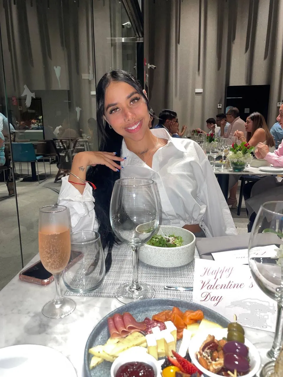 Imagine you and me after this dinner