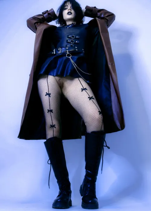 My leather outfit demands something more than panties