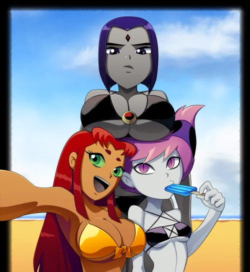 Raven, Starfire and Jinx (RavenravenRaven)