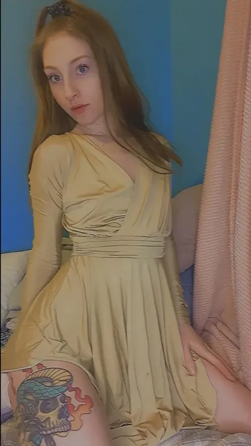 rip this dress off me