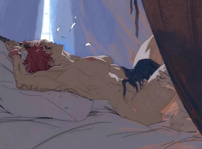 Vi enjoying Caitlyn's famous fuzzy cuffs 😈 (RunHorseRun)[F/F]