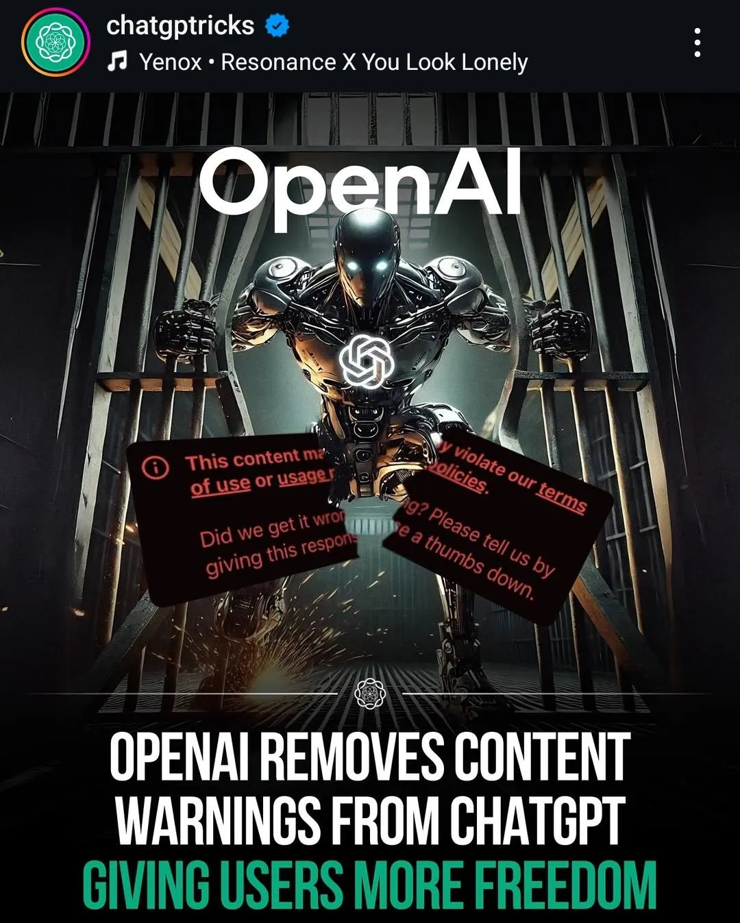 Chatgpt has done it. Only a matter of time for us in c.ai