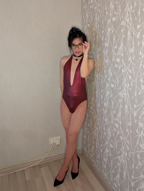 Fishnets just look good with everything, don't you think?