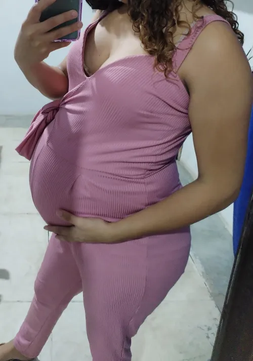 I love that everything fits me with my pregnancy