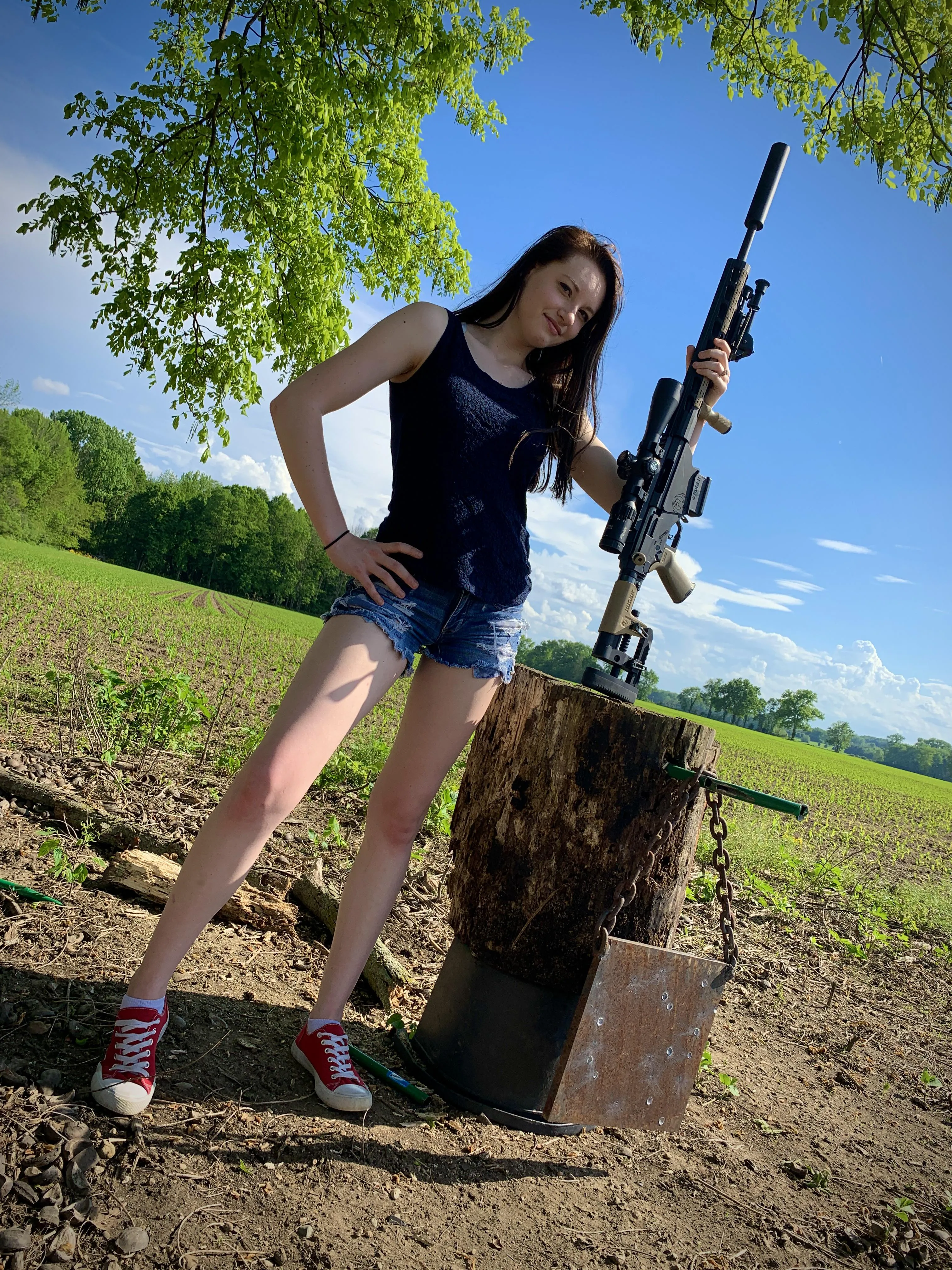 I REGRET getting rid of my Ruger Precision in 5.56. It was such a cheap shooting fun laser beam. Now i cry in 6.5 creedmoor when i pull the trigger.