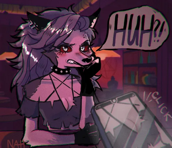 I think my date is not lesbian... / (art by NaomiHanssen)