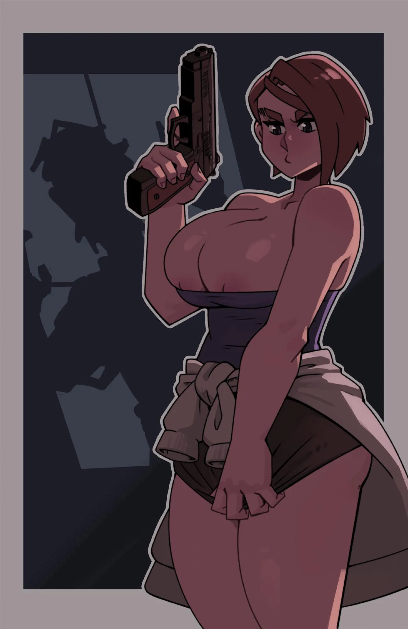 Jill's laundry shrunk, oh no how terrible (Terraslime)