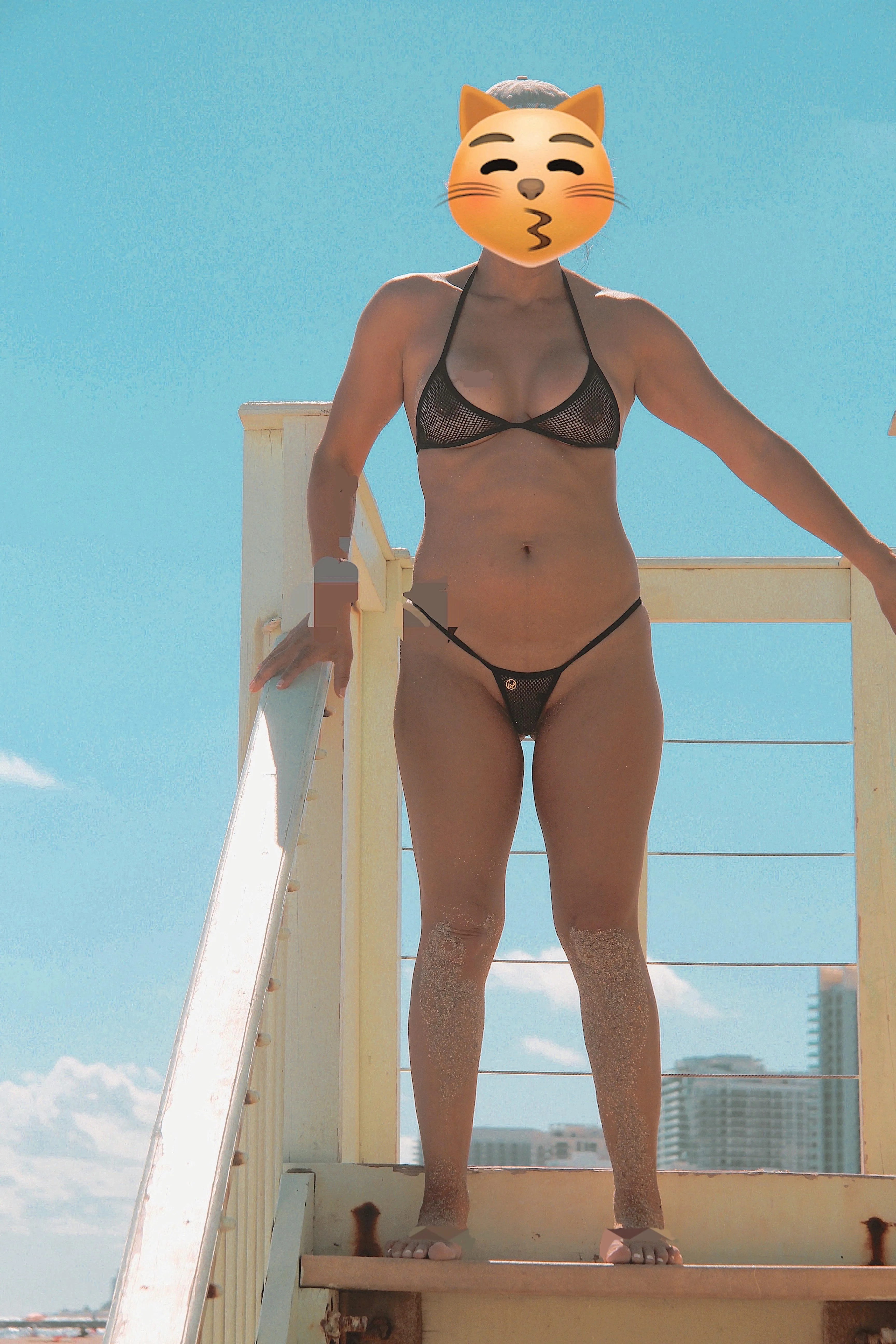 Love this see through bikini🔥