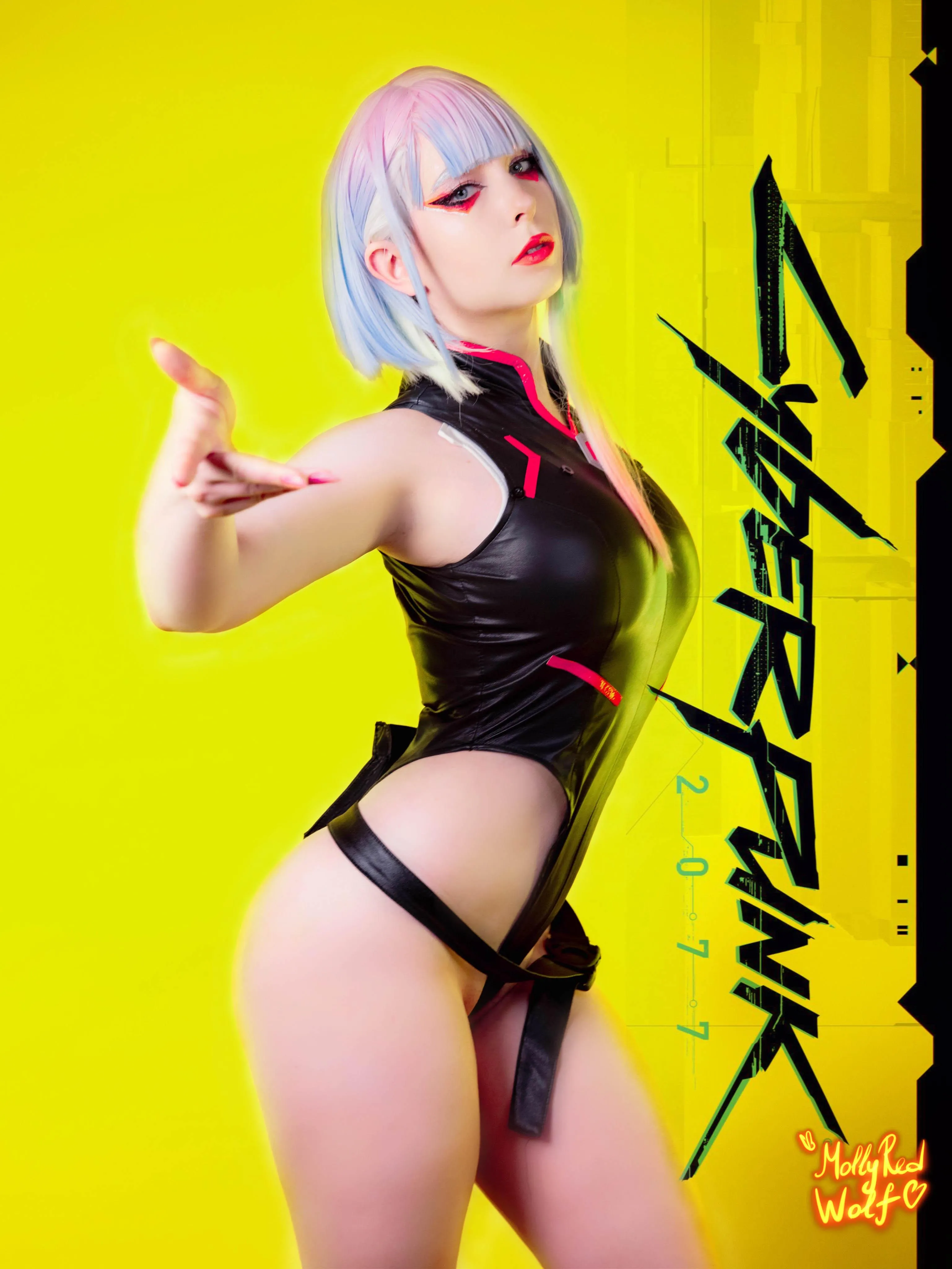 Lucy from Cyberpunk by Mollyredwolf