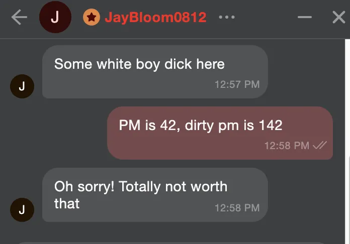 PM without tipping lately