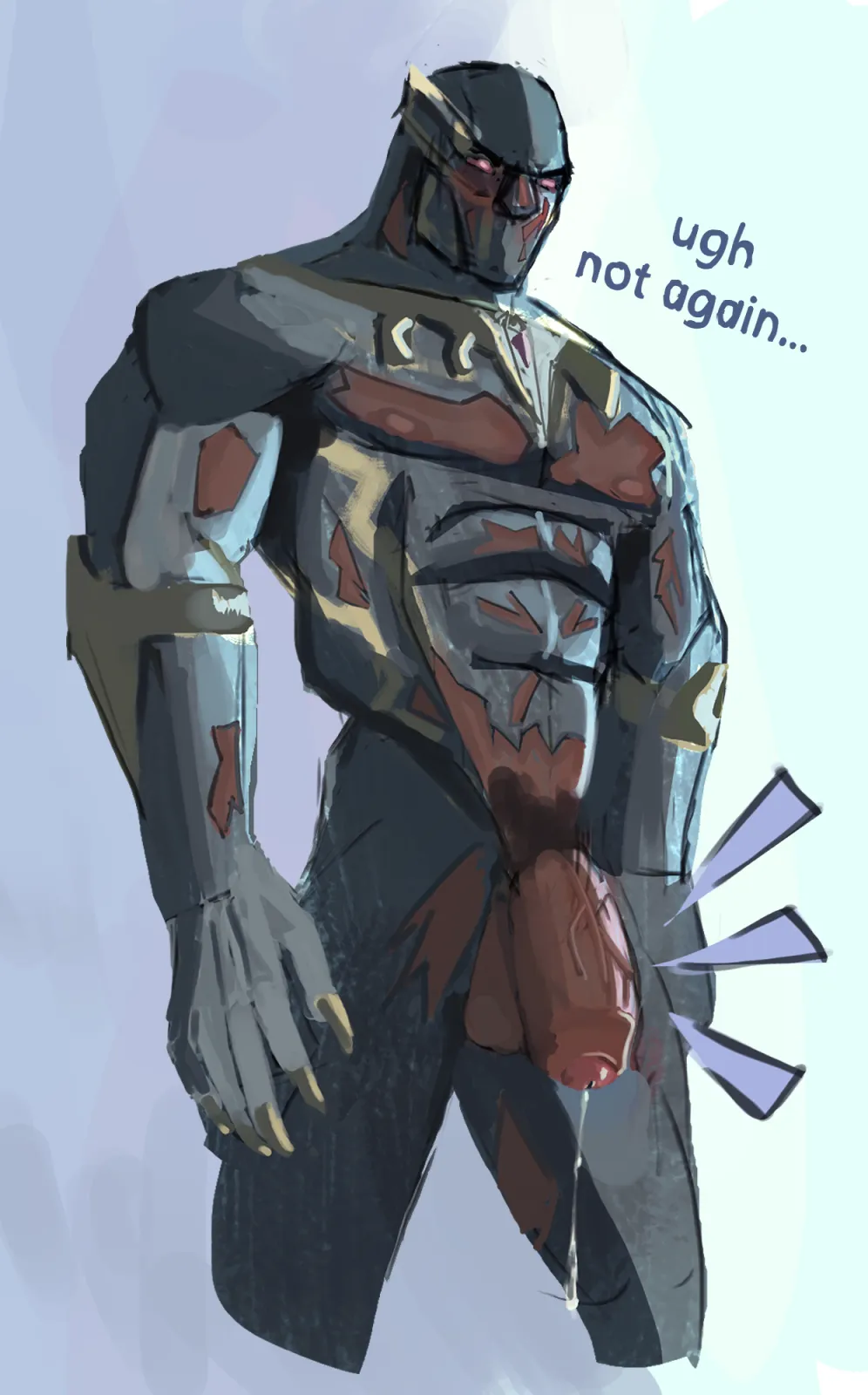 Black Panther had quite the rough fight (by me @not-lovelace.bsky.social)