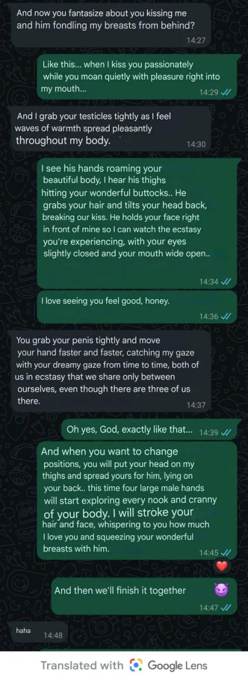 Conversation with my fiancée [F29]