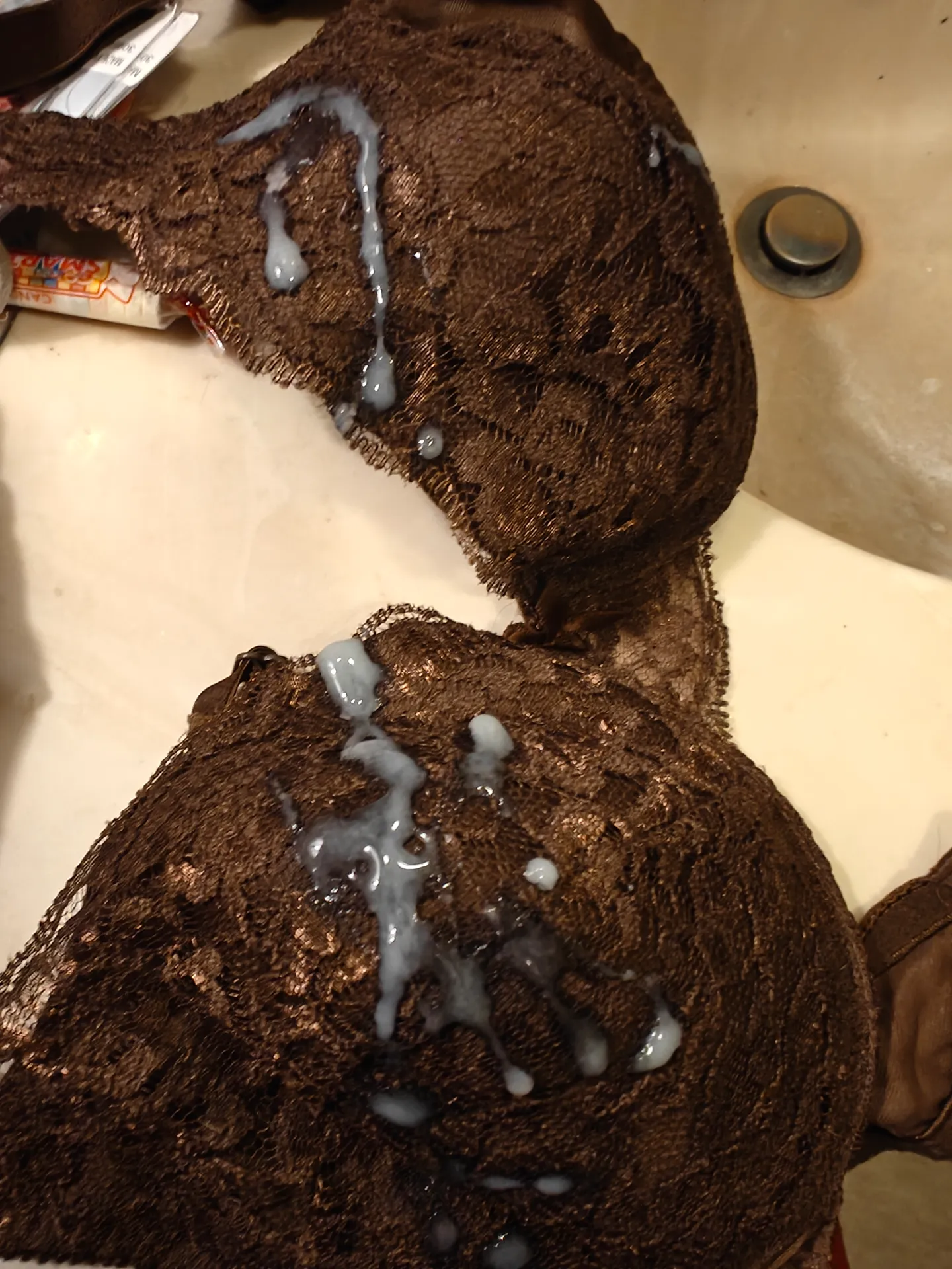 Covered her fancy new 38C bra