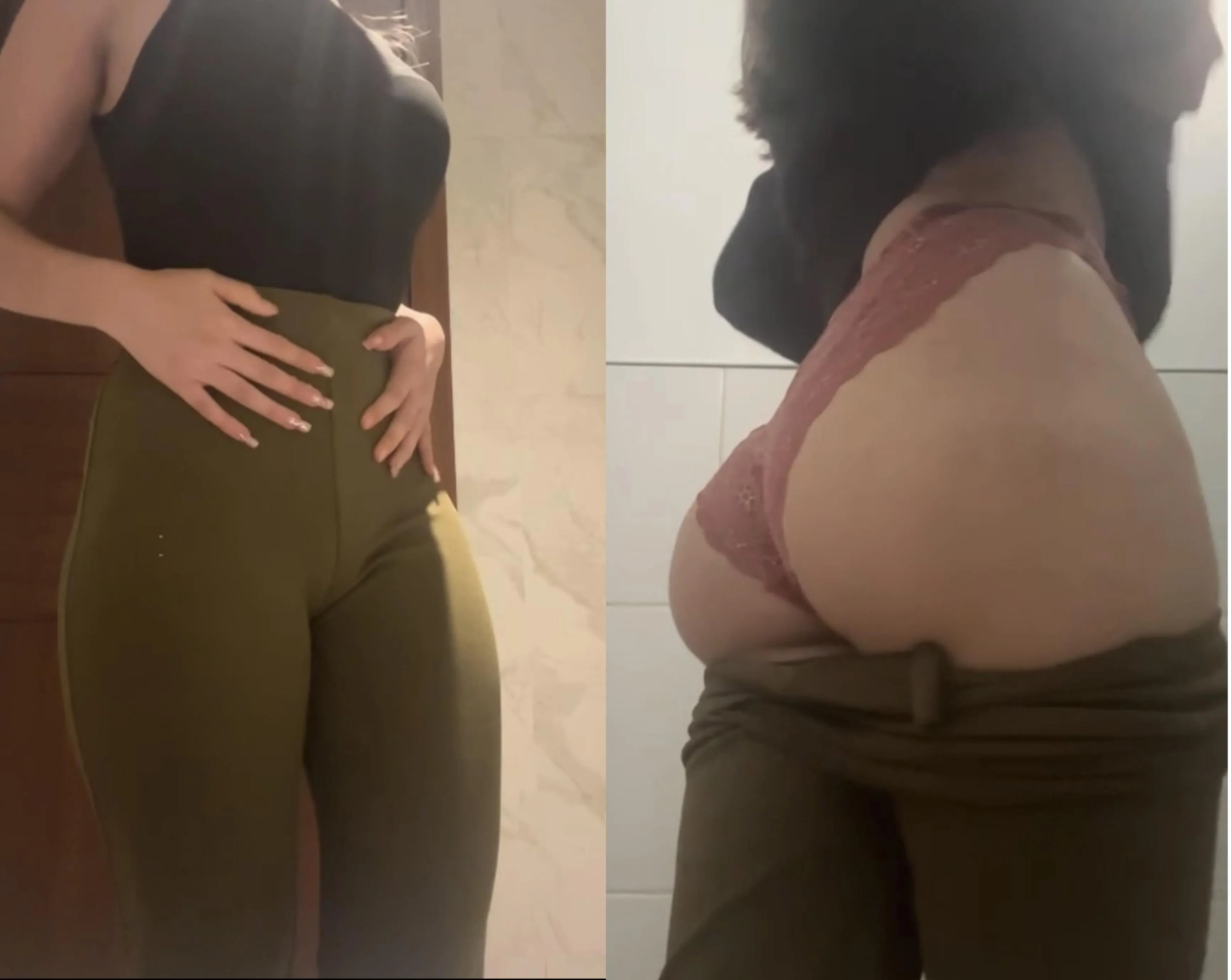 Do you like my trained ass under my formal pants?😈