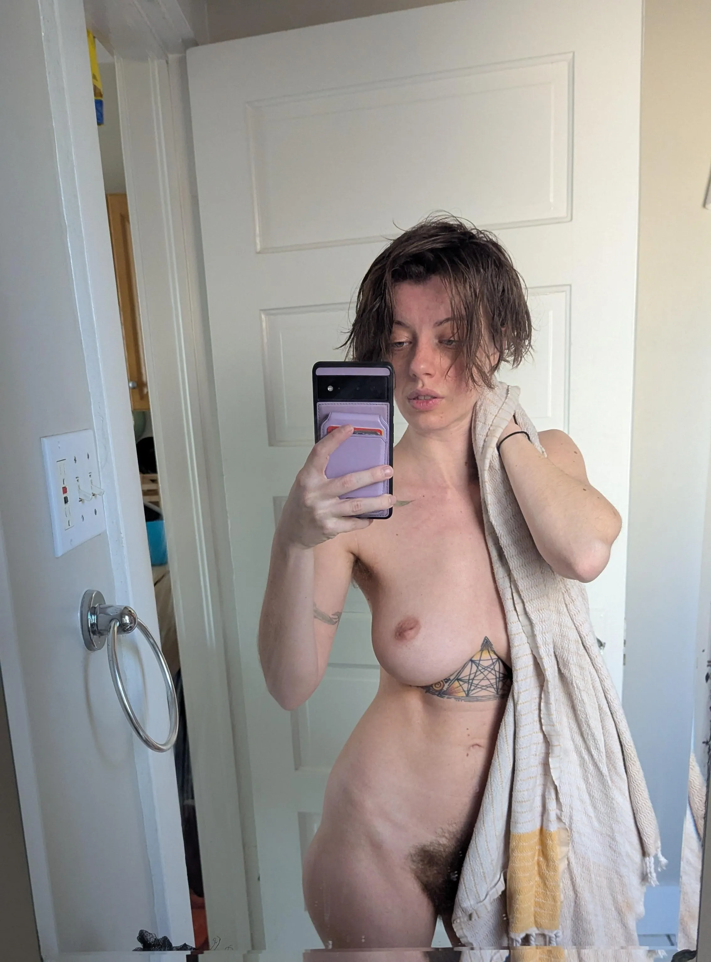 Feel the rain on your skin, ya know? No one else can feel it for you !