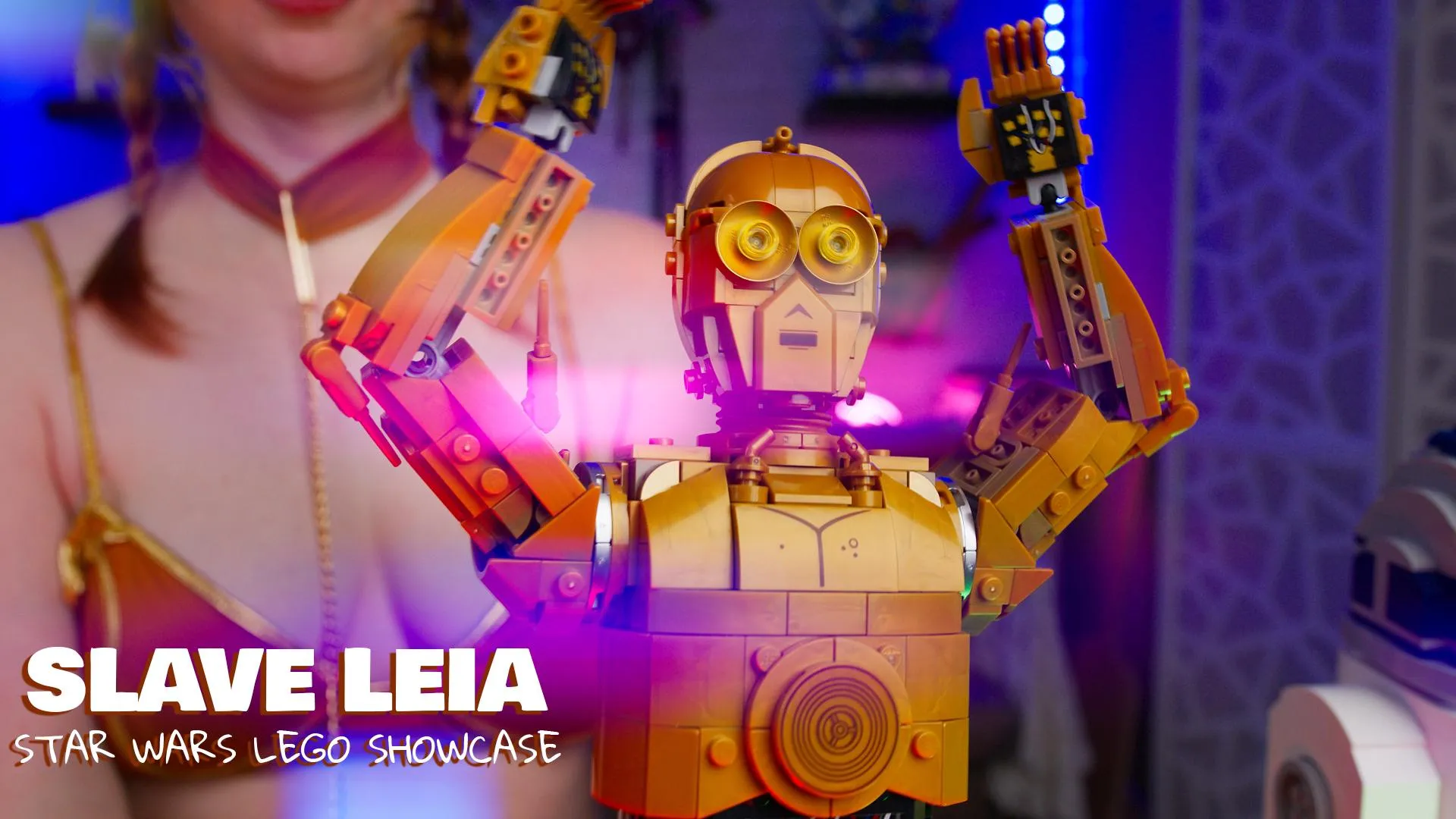 FREE GAMING VIDEO! Slave Leia Cosplay + My Star Wars Lego Collection