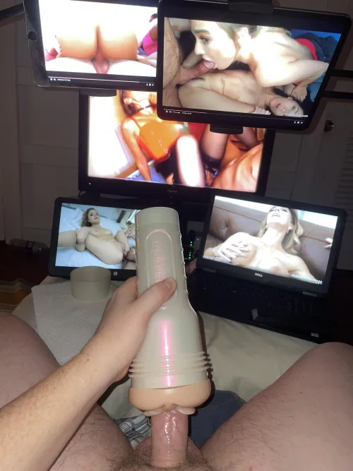 Gooning with my new fleshlight