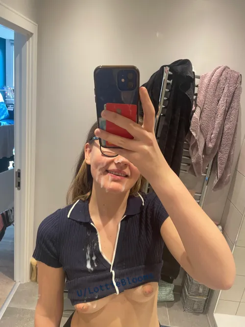 He wanted to give me a quick facial before I start lectures