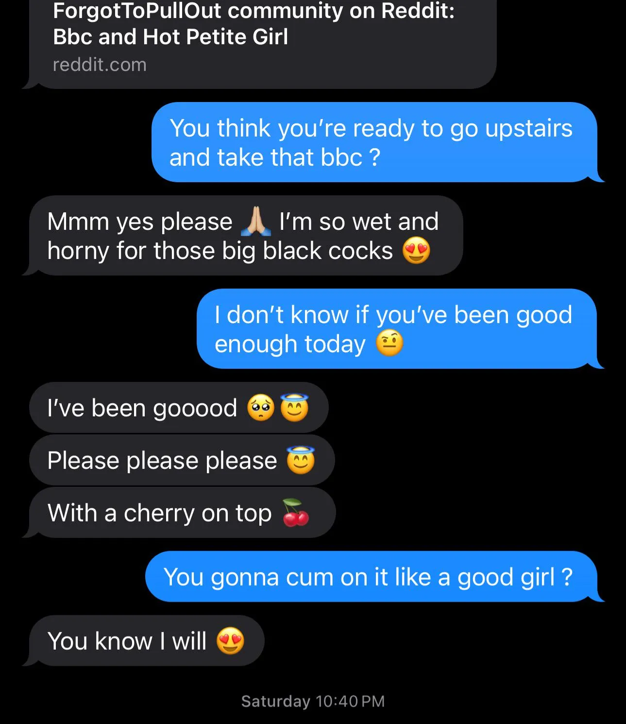 I love getting my wife all horny over texts