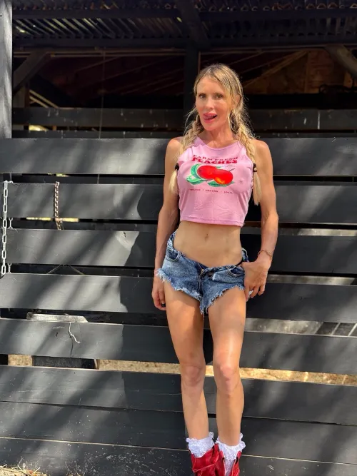 I love to play behind the barn