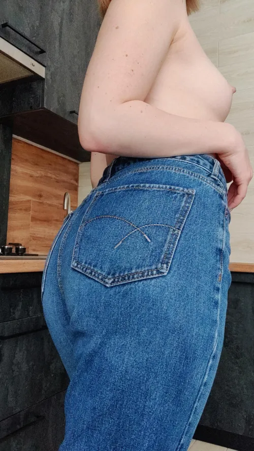I'm really looking forward to warmer weather to wear these jeans