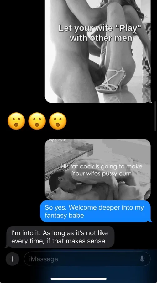 My wife’s reaction as I explain my kink