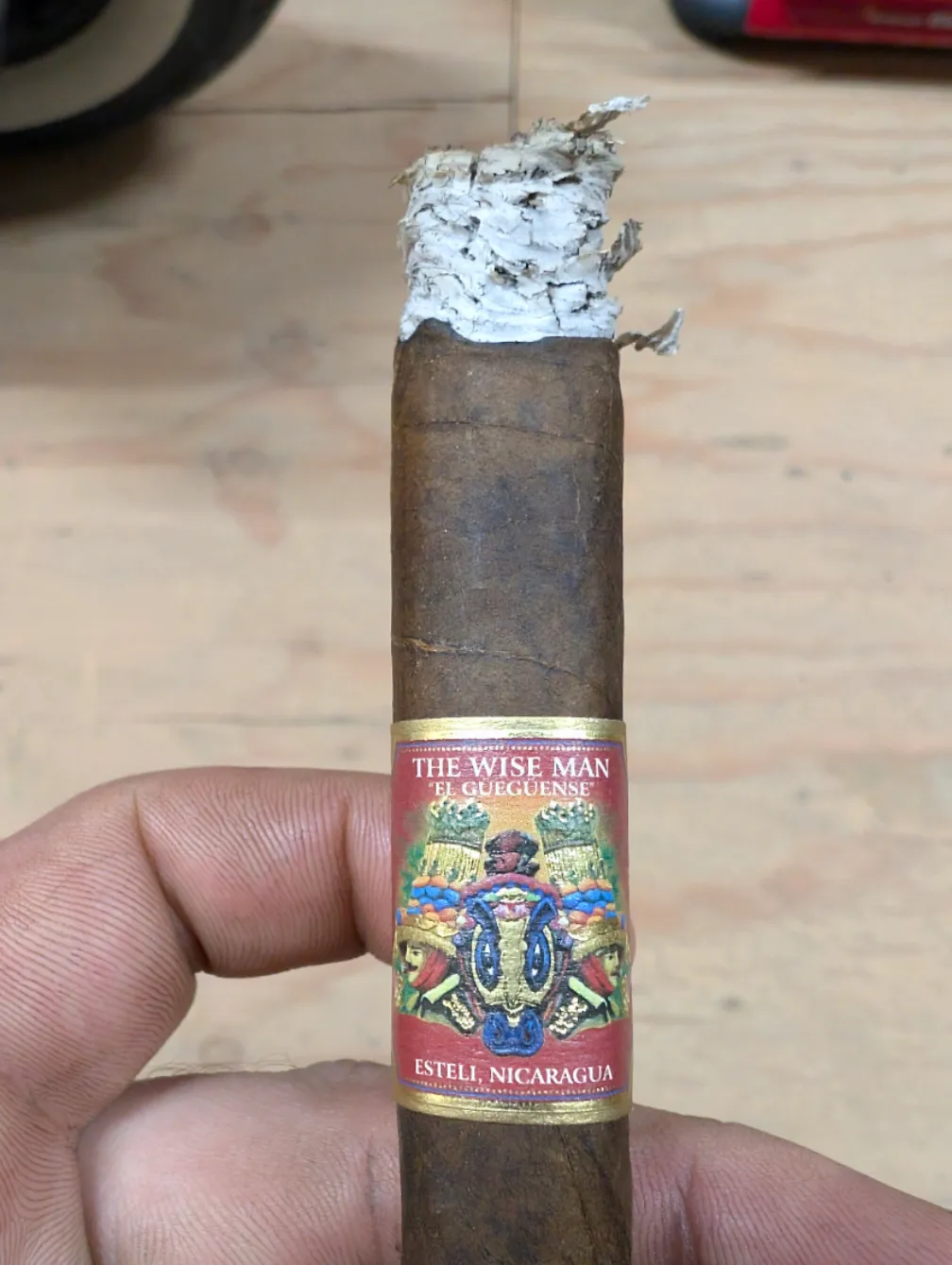 One the best smokes I've ever had. Sorry for my greasy hands I just got off work