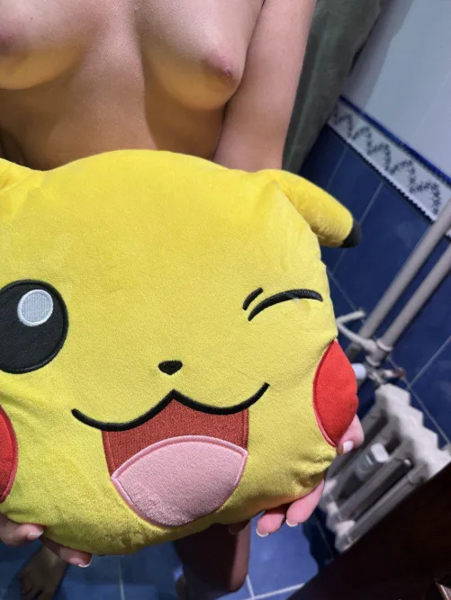 Pikachu unknowingly took part of an orgy... And... Well...