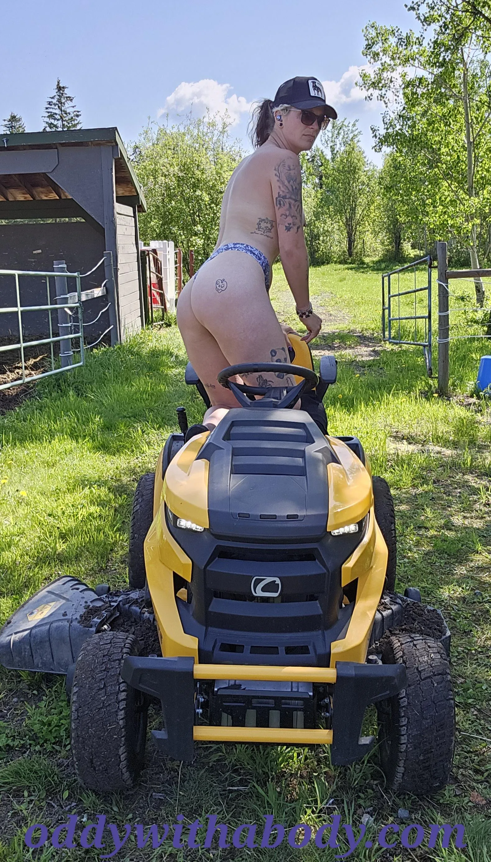 The grass isn't going to cut itself