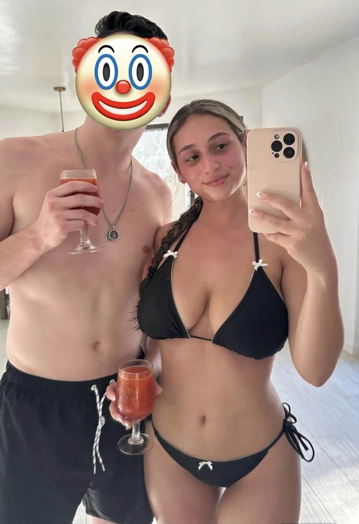 Tits McGee with Chuckles the Clown