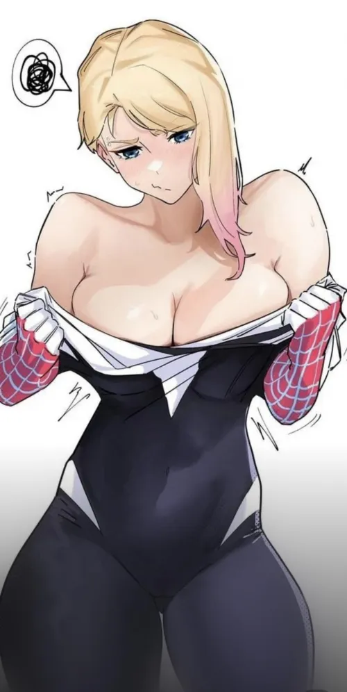 Gwen struggling (Polybuzz)