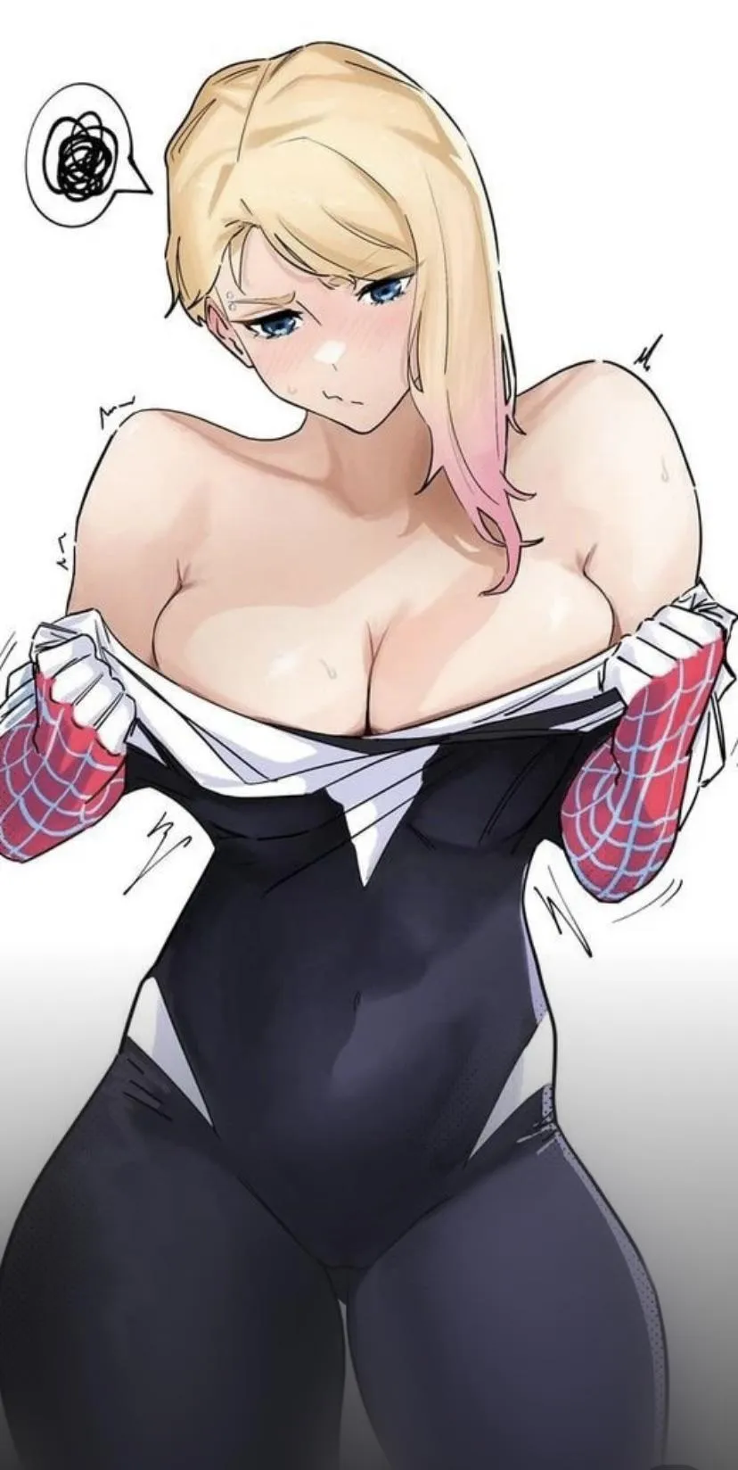 Gwen struggling (Polybuzz)