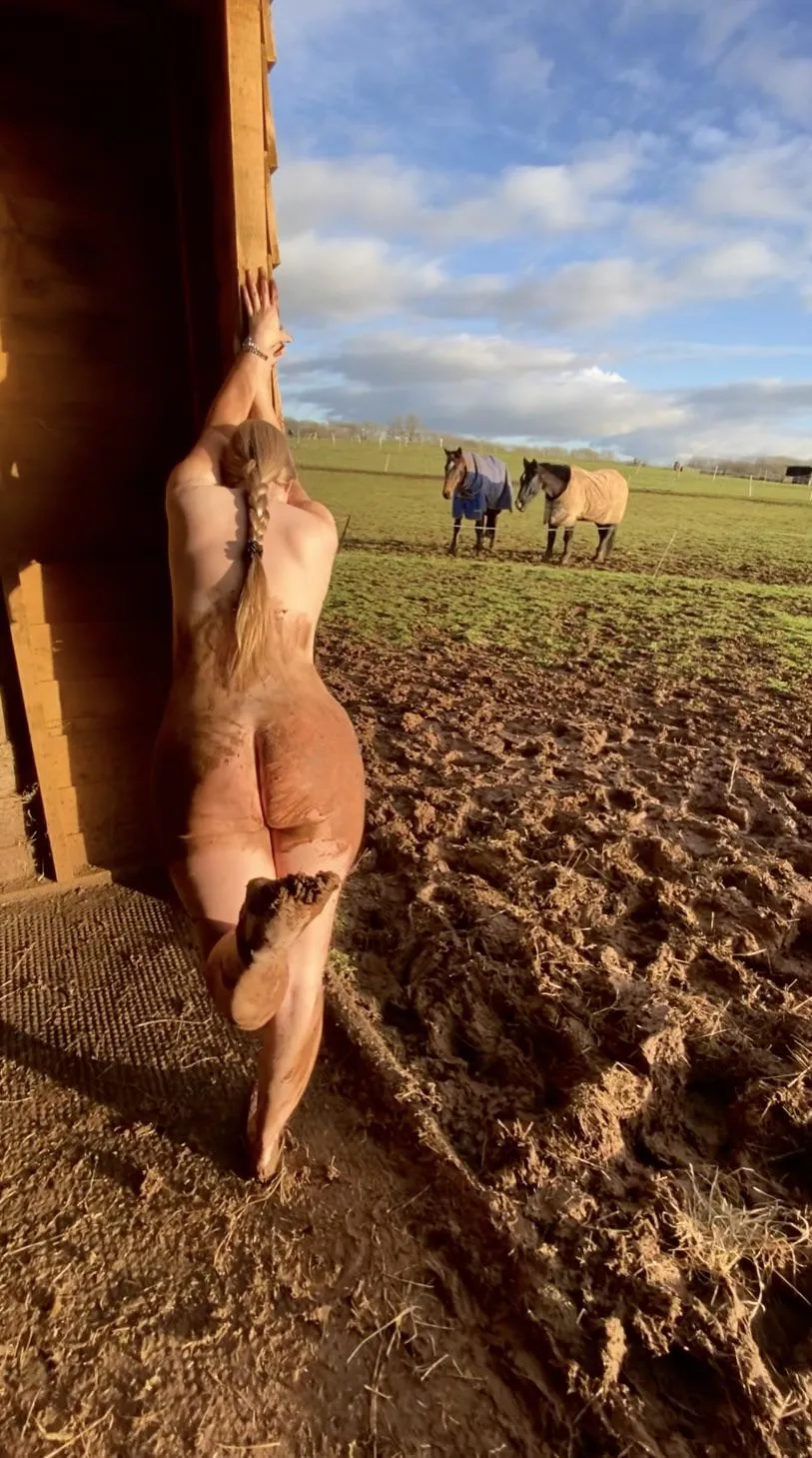 I think I’m dirtier than my horses