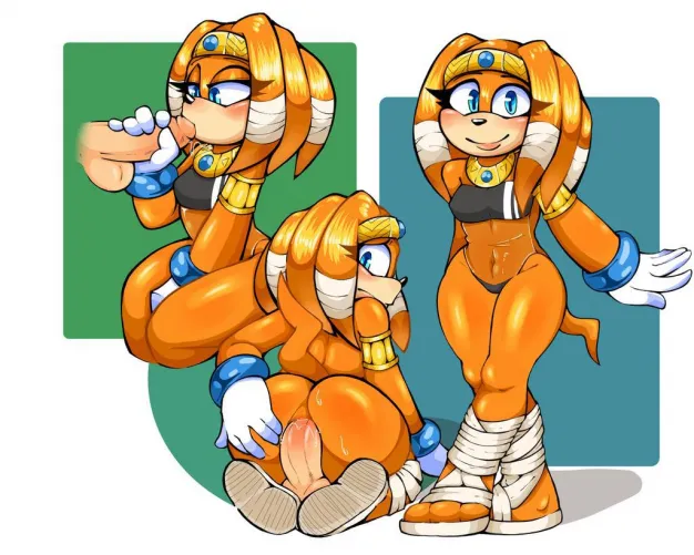 Tikal the Echidna Blowjob and Anal